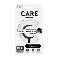 CARE Case Feature Black Kickstand MagSAFE iPhone 16