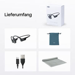 Shokz OpenRun Schwarz, Bluetooth, Kopfhörer