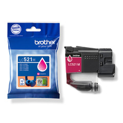 Brother Tintenpatronen LC-521M Magenta (ca. 500 Seiten)