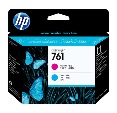 HP 761 Magenta/Cyan Designjet Druckkopf