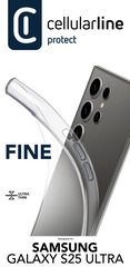Cellularline Fine Case für Samsung S25 Ultra Clear