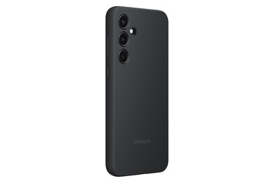 Samsung Silicone Case für Galaxy A55, Black + Mobeen Glas