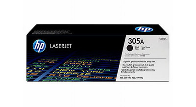 HP Toner 305A CE410A Schwarz (ca. 2200 Seiten)