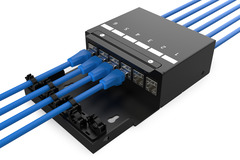 DIGITUS Konsolidierungspunkt-Box, 6 Ports Keystone-Module