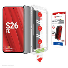 DISPLEX Privacy Glass MM-Montagehilfe Samsung Galaxy S26 FE