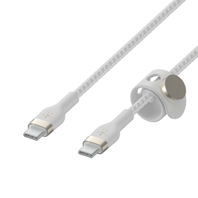 Belkin PRO Flex USB-C/USB-C Kabel, bis 60W, 1m, weiß