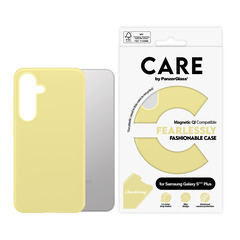 CARE Fashionable Case Chardonnay w. QI Galaxy S25 Plus