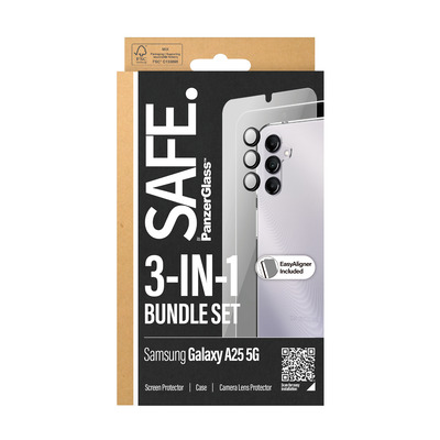 SAFE. by PanzerGlass 3-in-1 Pack Samsung A25 5G
