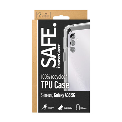 SAFE. by PanzerGlass Case Samsung  A35 5G, clear