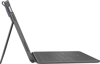 Logitech Rugged Folio QWERTZ-Layout, grau