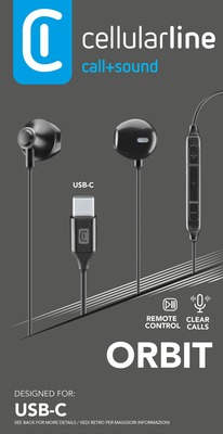Cellularline Orbit Schwarz, Kopfhörer
