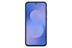 Samsung Silicone Cover für Galaxy S25 FE, Dark Blue + Glas