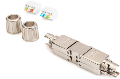 DIGITUS Cat.6A CAT-Verbinder (Kupplung  Feldanwendung) 500MHz