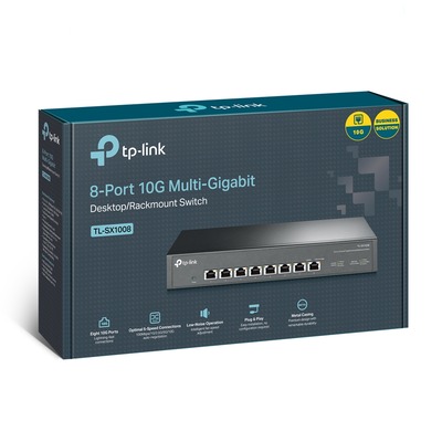 TP-Link TL-SX1008 8-Port 10G Multi-Gigabit Switch