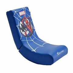 XROCKER Gaming Bodensessel blau Marvel/Spider-Man/klappbar