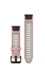 Garmin Ersatzarmband QuickFit 20mm Silikon Dust Rose/Nebelgrau