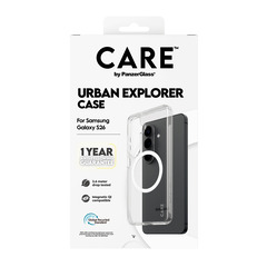 CARE Urban Explorer Case Clear w White Qi Galaxy S26
