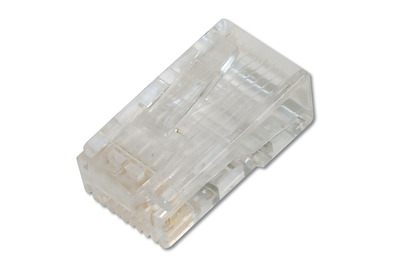 DIGITUS Modularstecker für Rundkabel, CAT 6, 8P8C, ungeschirmt
