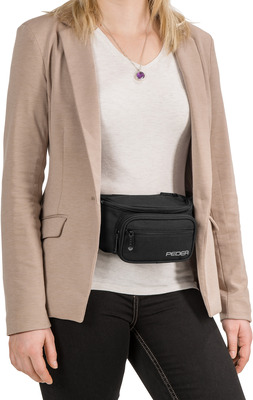 PEDEA Gürteltasche "TREND" Gr. M, schwarz *EOL