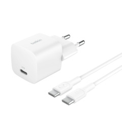 Belkin 25W USB-C Ladegerät Power Delivery inkl. Kabel, weiss