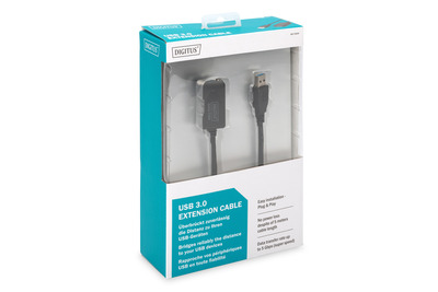 DIGITUS USB 3.0 Aktives Verlängerungskabel Typ A St/Bu 5.0m