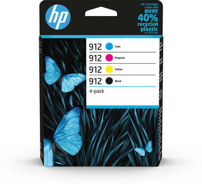 HP 912 4er-Pack Original-Druckerpatr. Schw./Cyan/Magenta/Gelb