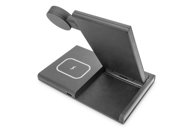 Digitus 3 in 1 Ladestation, faltbar, wireless