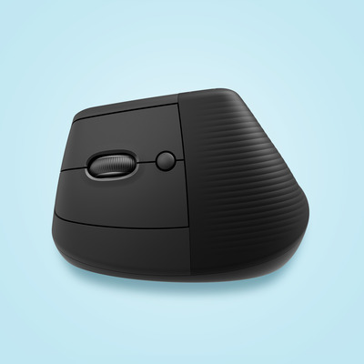 Logitech Lift (Left) Wireless Maus schwarz