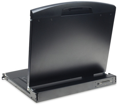 DIGITUS Modulare Konsole 19“ TFT, 16-Port KVM & Touchpad, DE