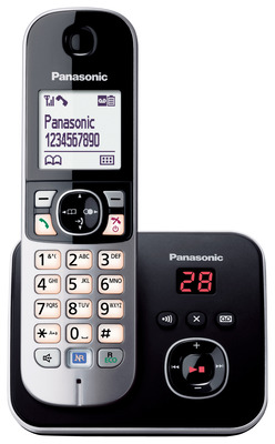 Panasonic KX-TG6821GB schwarz mit AB