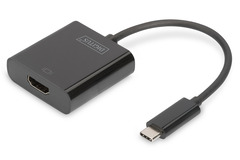 DIGITUS USB Type-C™ 4K HDMI Grafik-Adapter, 15.0cm, schwarz