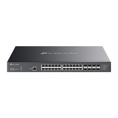 Omada 32-Port 10GE L2+ Managed Switch mit 24-Port PoE+