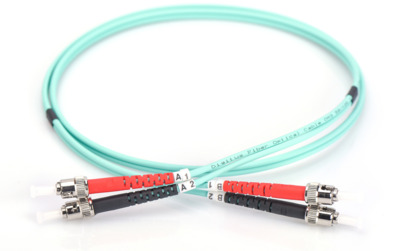 LWL Patchk.,ST/ST Multimode 50/125 µ, Duplex 5m, Klasse OM3