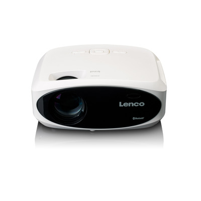 LENCO LPJ-900WH Full HD LCD Projektor mit HDMI USB und SD weiß