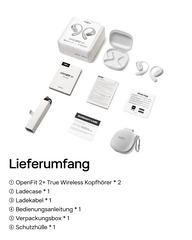 Shokz OpenFit 2+ Grey + Case