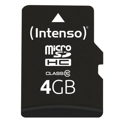 Intenso 4GB microSDHC Class 10 + SD-Adapter