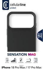 Cellularline Sensation Case iPhone 18 Pro Max Black