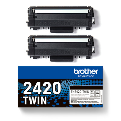 Brother Toner Doppelpack TN-2420TWIN (ca. 2x 3000 Seiten)