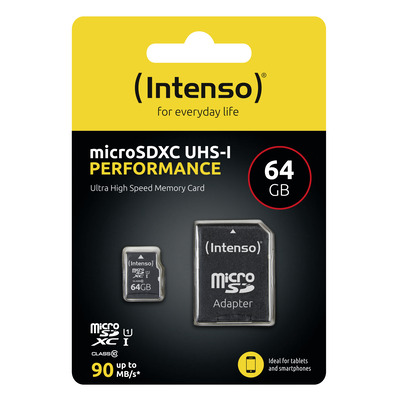 Intenso 64GB microSDXC UHS-I Performance