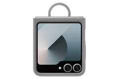 Samsung Silicone Case with Ring für Z Flip6/ Flip7 FE, Grau