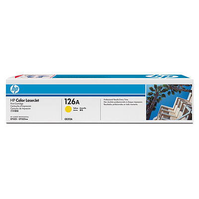 HP Toner Nr. 126A CE312A Gelb (ca. 1.000 Seiten)
