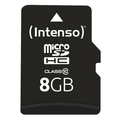 Intenso 8GB microSDHC Class 10 + SD-Adapter
