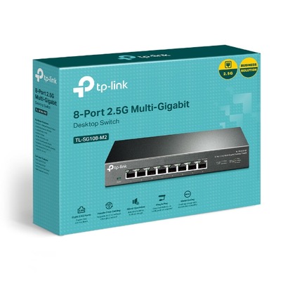 TP-Link TL-SG108-M2 8-Port 2.5 Gigabit Desktop Switch
