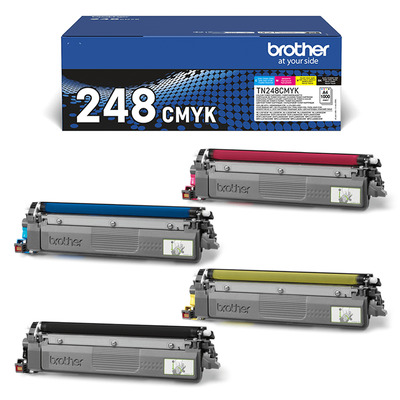 Brother Toner TN-248VAL Value Pack (je 1x BK/M/C/Y)