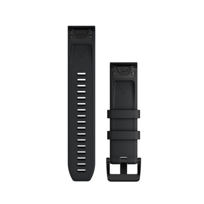 Garmin Ersatzarmband QuickFit 22mm - Silikon Schwarz/Schwarz
