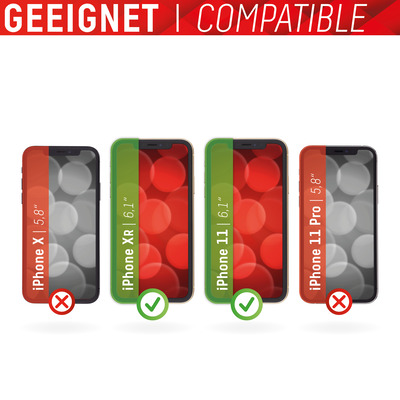 DISPLEX Real Glass für Apple iPhone 11, XR
