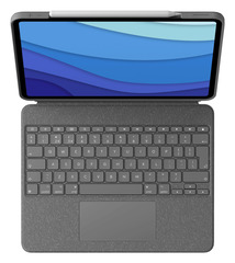 Logitech Combo Touch QWERTY-Layout 12,9", grey