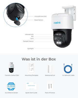 Reolink TrackMix Series P760 PoE Cam
