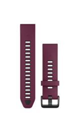 Garmin Ersatzarmband QuickFit 20mm Silikon Merlot/Graphit