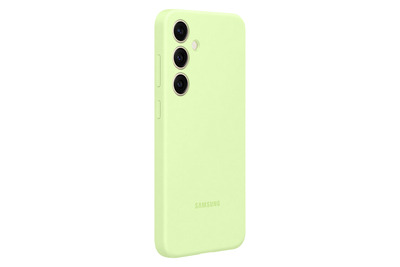 Samsung Silicone Case S24+, Lime + Mobeen Glas